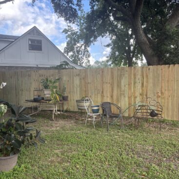 Privacy Wood Fence Install