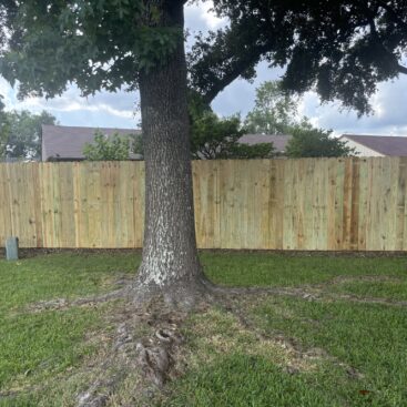 Privacy Wood Fence Install