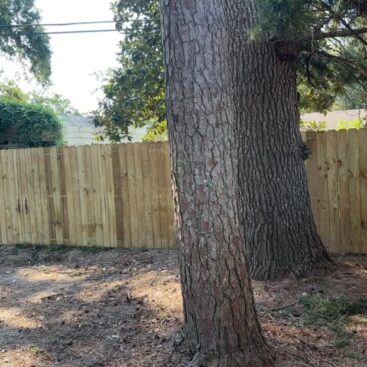 Privacy Wood Fence Install