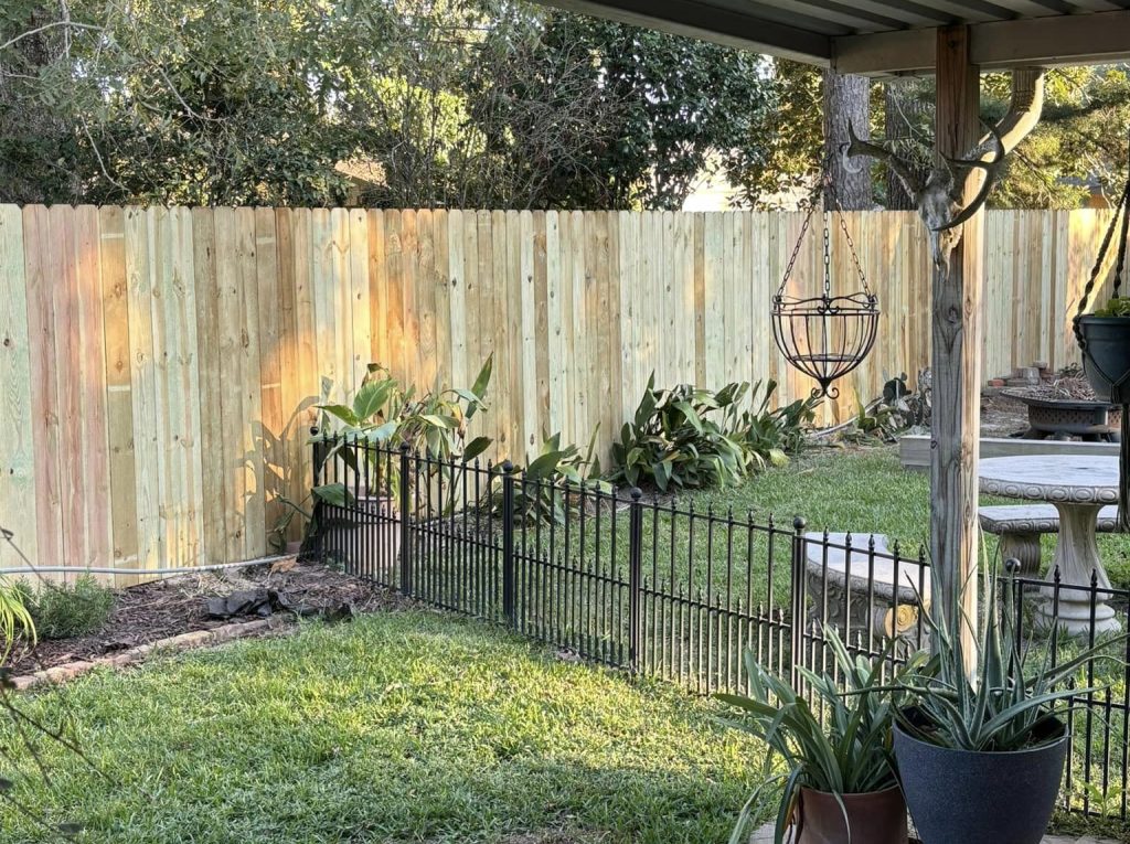 Privacy Wood Fence Install