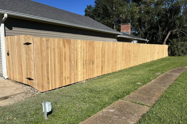 Cedar Fence Install